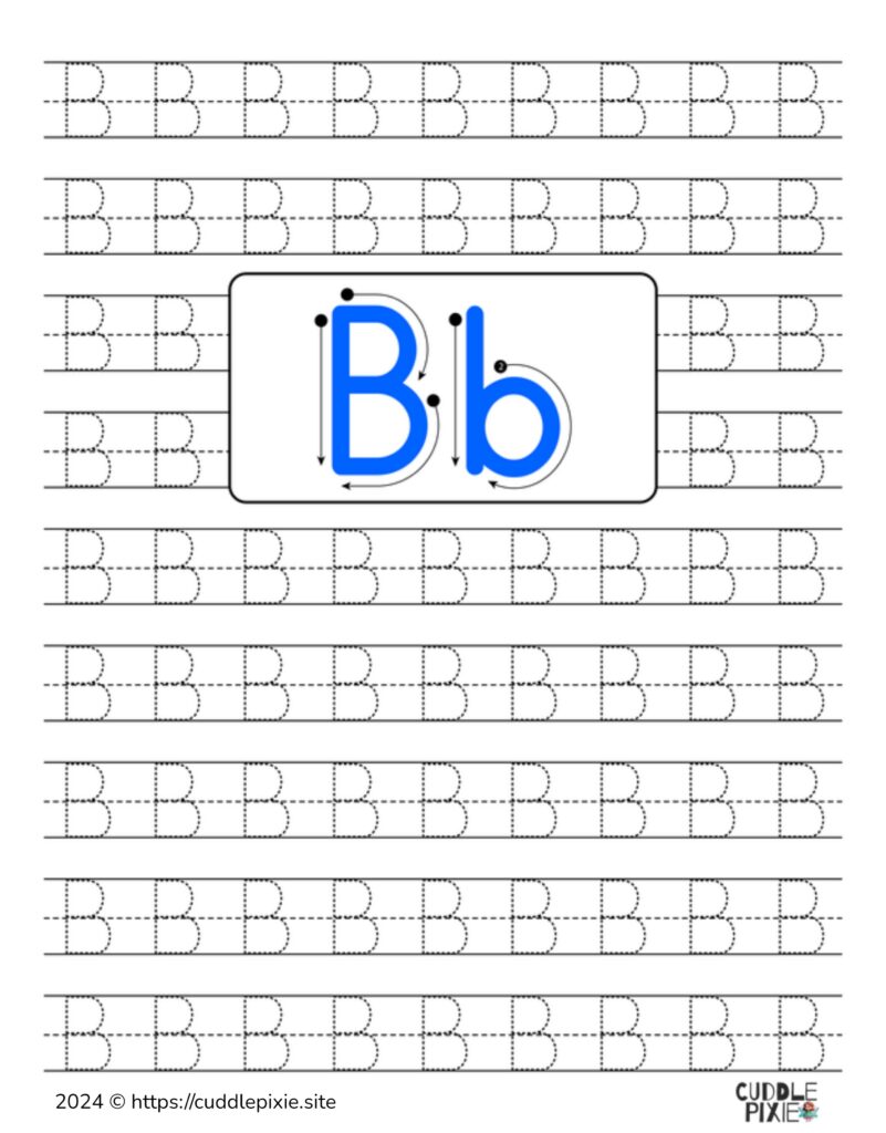 Free Download Alphabet Tracing Worksheets for Kids