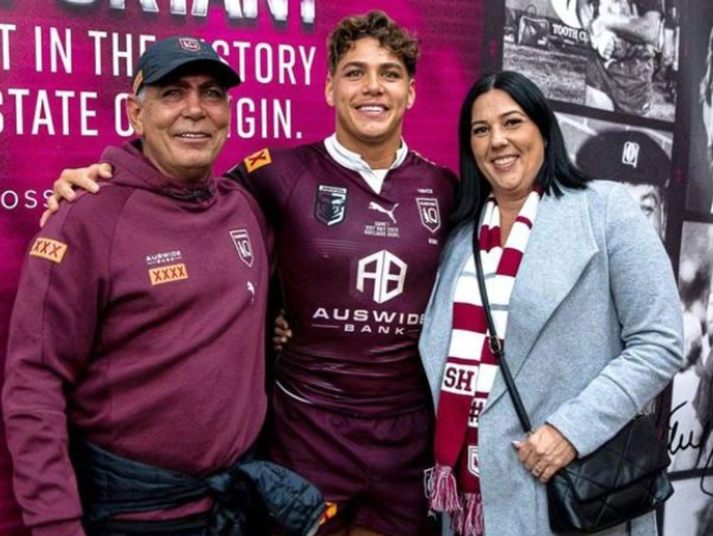 Reece Walsh with his parents