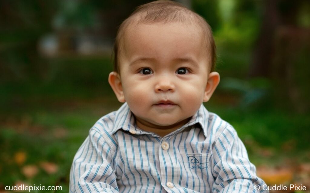 Modern Honduran baby boy