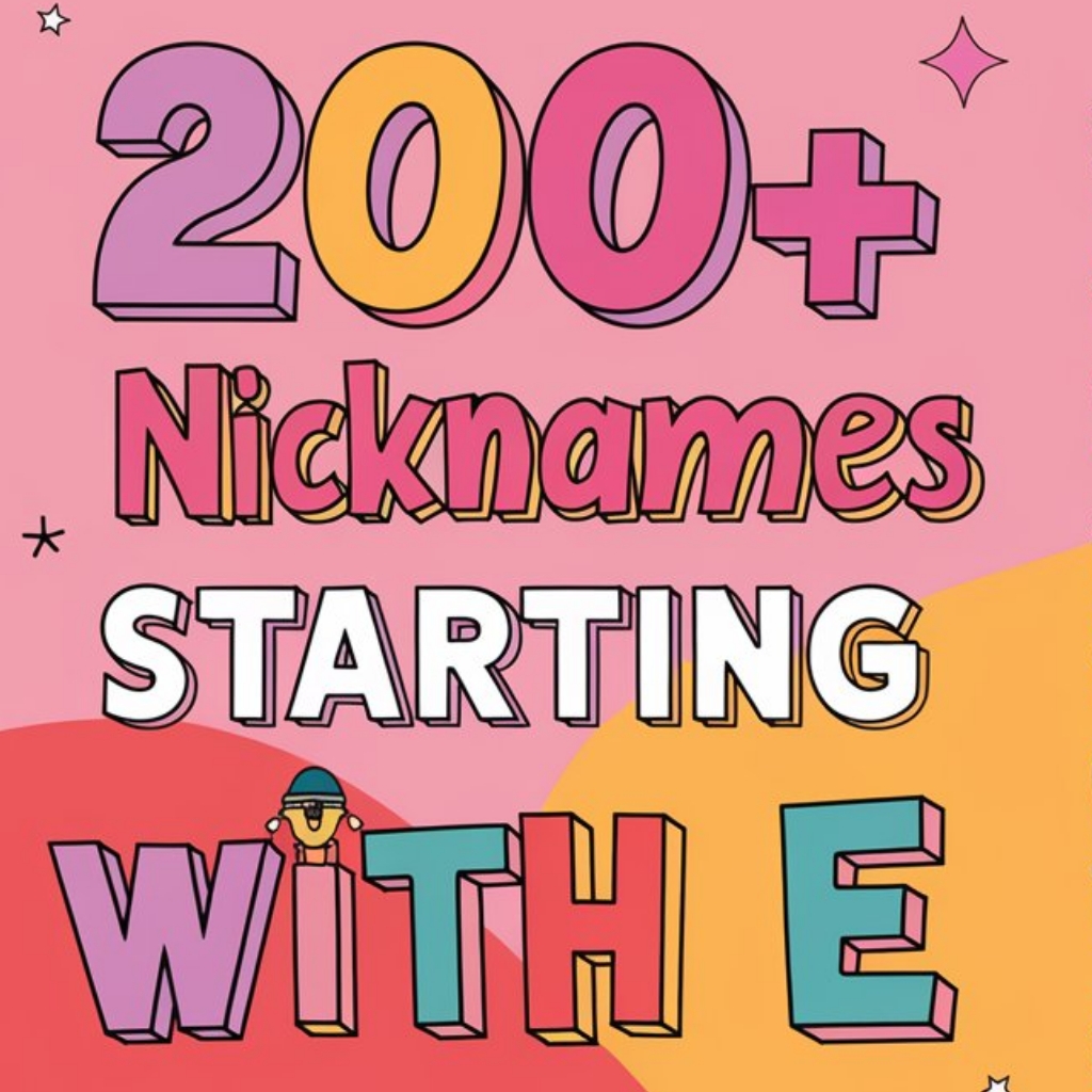 200+ Nicknames Starting with E: Cute, Unique, and Fun Ideas | Cuddle Pixie