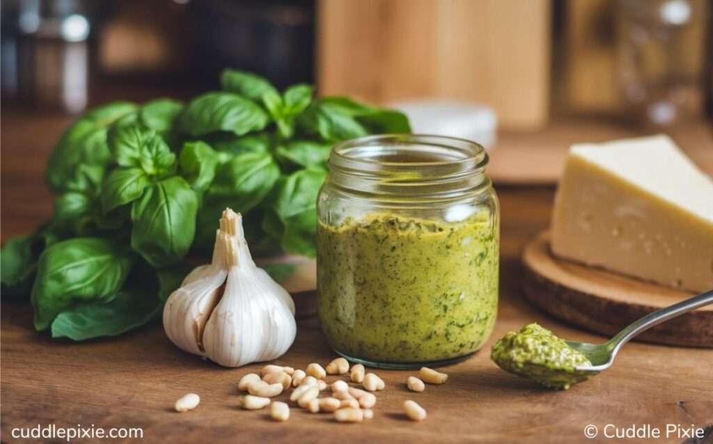 Homemade pesto