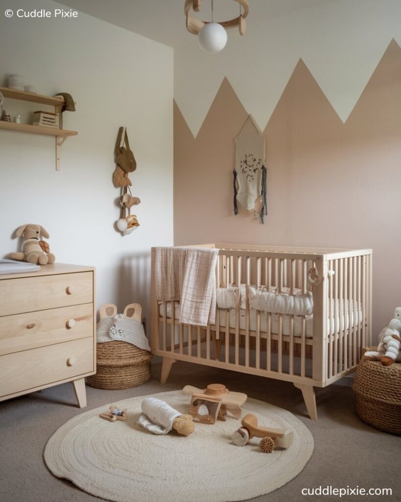 Minimalist Nursery baby room