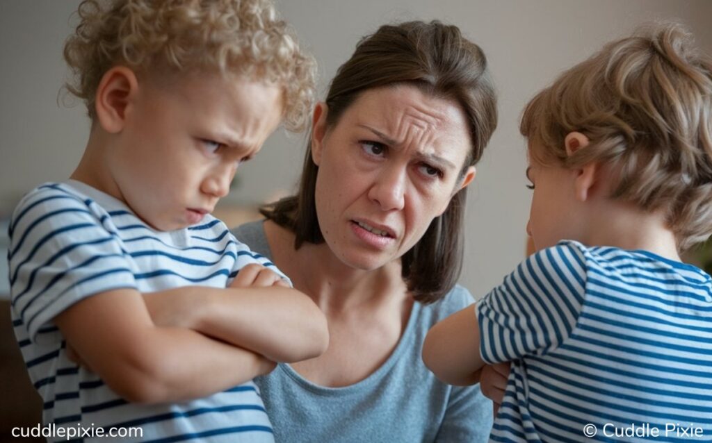 Mothers Feel Stressed by kids Stubbornness