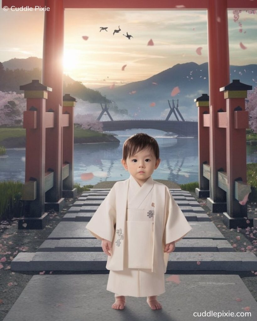 Japanese Shinto boy