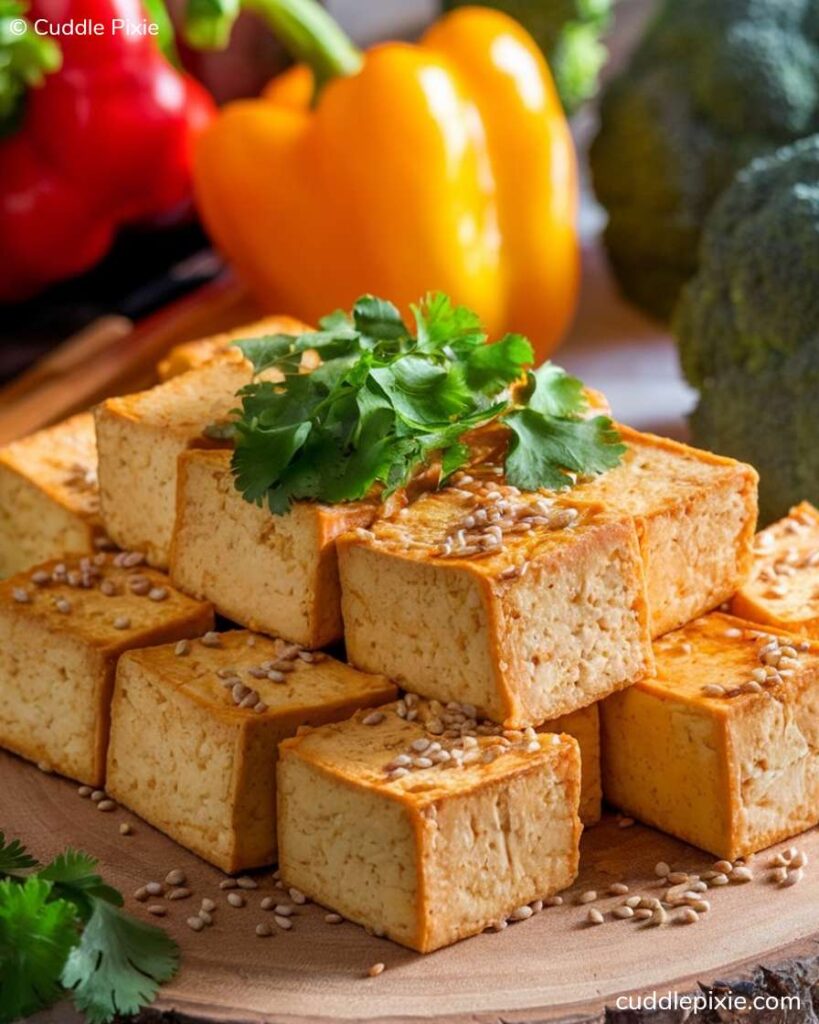 Grilled tofu