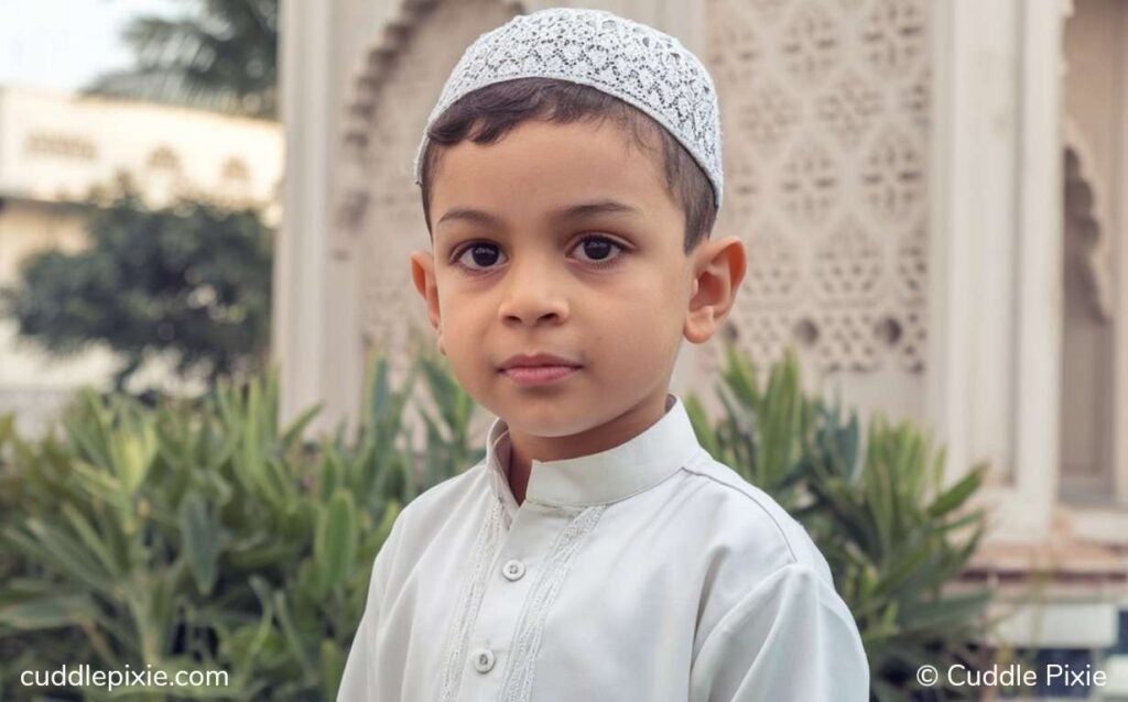 Cute Muslim boy