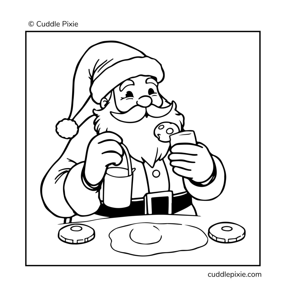 Santa Claus Coloring sheets